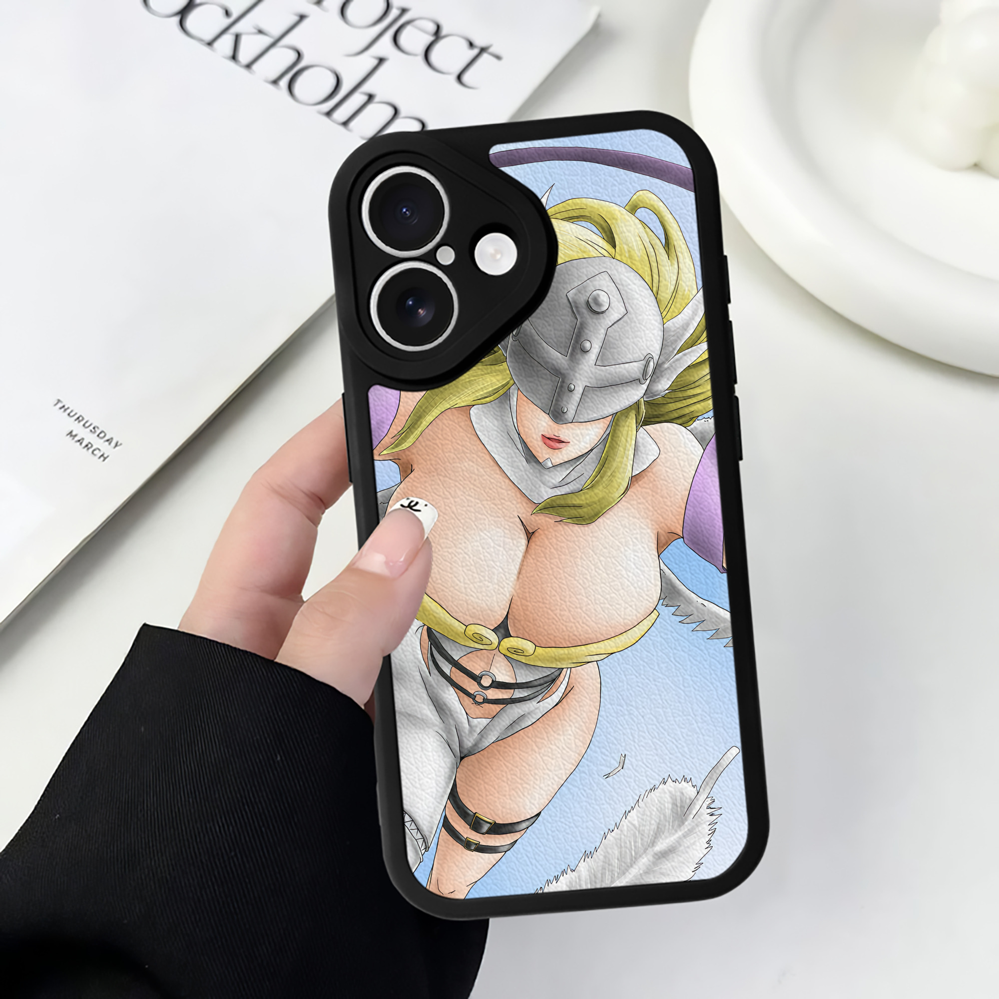 （画像用） Digimon デジタルモンスター/デジモン 【iPhone 16シリーズ対応】シリコンスマホケース（レザー調） 材質：シリコン